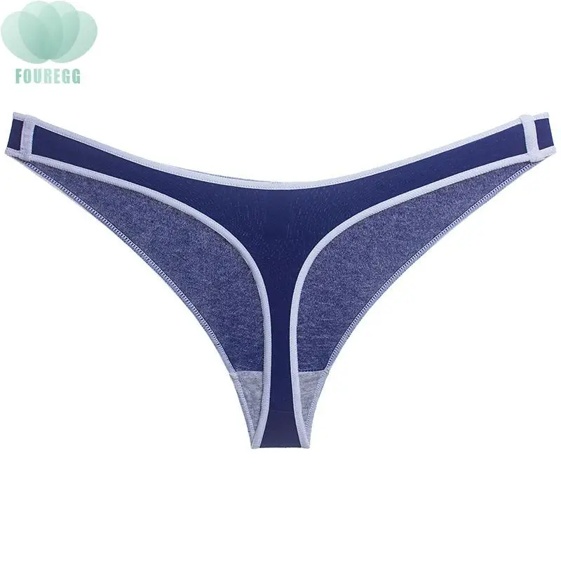 Women's underwear sexy cotton sports contrast color low-waist seamless women's briefs thong
Women's underwear sexy cotton sports contrast color low-waist seamless women's briefs thong