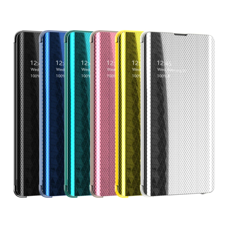 Smart Mirror View Flip Phone Case PU Leather Stand Cover for Samsung S10+ for Redmi Note 7 6 5 Pro TPU Poly Bag Sample Provided
Smart Mirror View Flip Phone Case PU Leather Stand Cover for Samsung S10+ for Redmi Note 7 6 5 Pro TPU Poly Bag Sample Provided