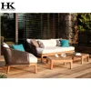 Foshan hot sale used high quality Outdoor Teak sofa set aluminum rope garden sofa hotel Outdoor Teak Furniture