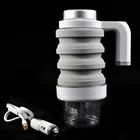 Small Design No Harm to Health Material Turkish Foldable Water Jug Electric Collapsible Tea Kettle for Milk