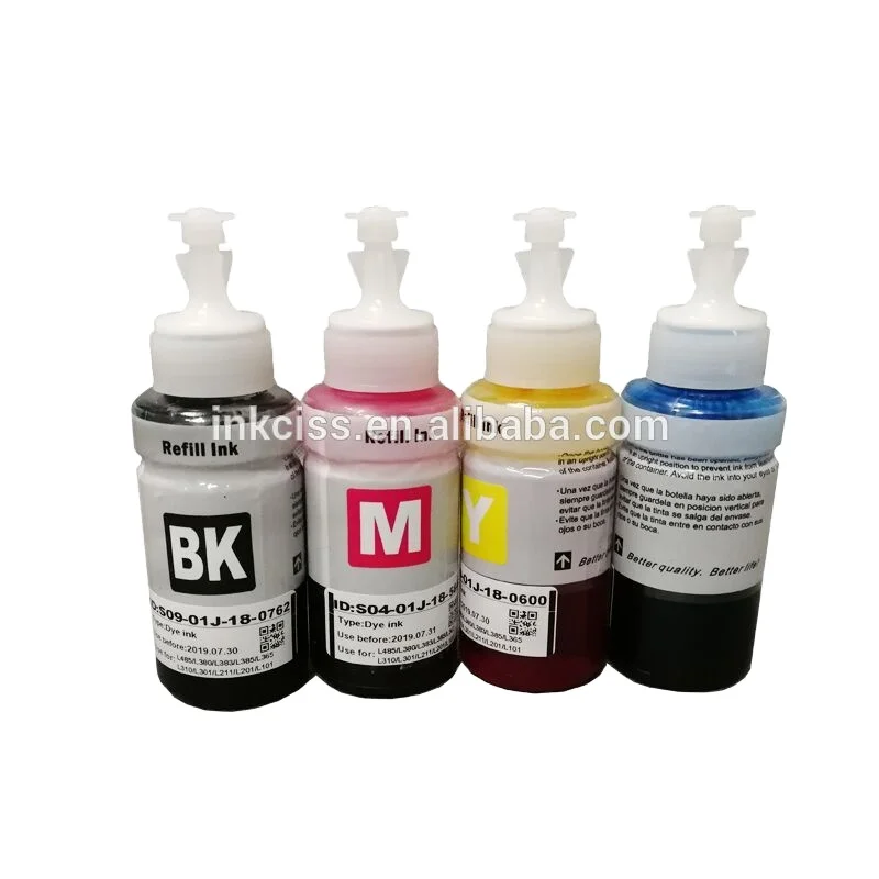70ml 100ml tinta for T6731-T6736 suit for EPSON L1800 L800 805 printer refill dye ink
