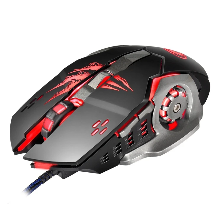 High Precision LED four color controlled breathing light Wired Optical Gaming Mouse
High Precision LED four color controlled breathing light Wired Optical Gaming Mouse