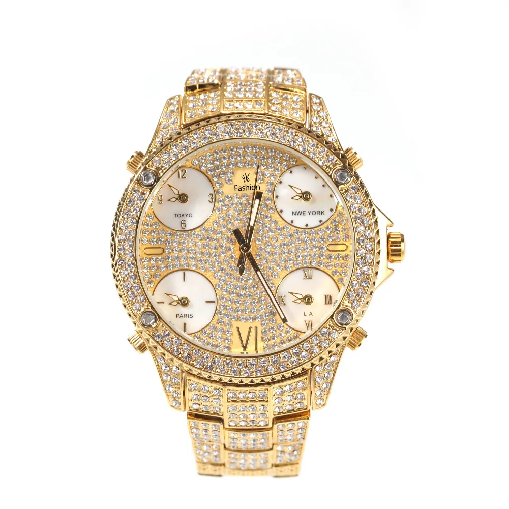 New Style Full Diamond Big Dial Hip Hop Men Watch Hip hop Cool Casual Sports Watches, Custom color
New Style Full Diamond Big Dial Hip Hop Men Watch Hip hop Cool Casual Sports Watches, Custom color