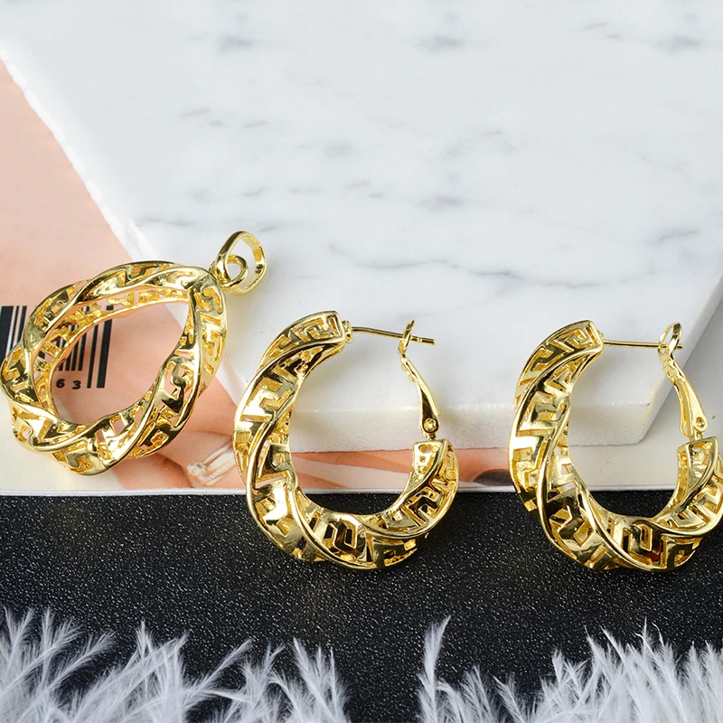 New Copper Classic Jewelry For Women Earrings Pendent Romantic Sets For Wedding Party Anniversary Trendy jewelry set
New Copper Classic Jewelry For Women Earrings Pendent Romantic Sets For Wedding Party Anniversary Trendy jewelry set