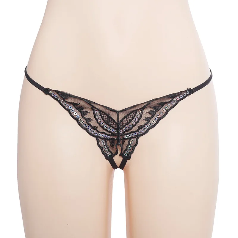 B36006A 2021 Latest mature woman sexy hollow out see through open thong panties, Black
B36006A 2021 Latest mature woman sexy hollow out see through open thong panties, Black