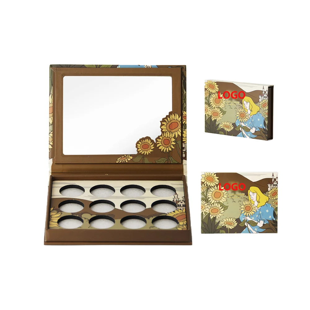 Custom printing environmentally friendly luxury empty eyeshadow palette box custom logo 12-color paper eyeshadow box
Custom printing environmentally friendly luxury empty eyeshadow palette box custom logo 12-color paper eyeshadow box