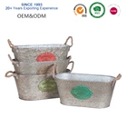 Metal Flower Pot Metal Design Pot Indoor Galvanized Metal Ice Bucket Honeycomb Decorative Bucket Flower Pot