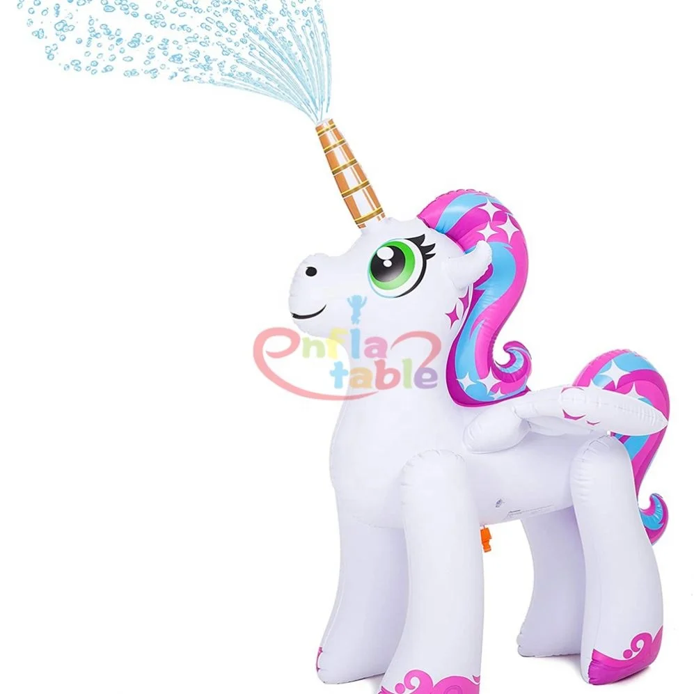 220X120x195cm In Stock Or Customized King Size Inflatable Unicorn Spray Splash Water Backgarden Back Yard Sprinkler Toys
220X120x195cm In Stock Or Customized King Size Inflatable Unicorn Spray Splash Water Backgarden Back Yard Sprinkler Toys