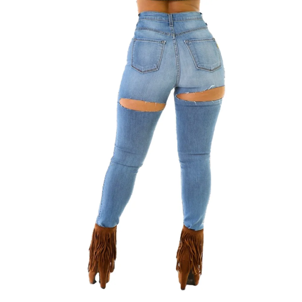 Wholesale Skinny Ripped Denim Sexy Slim Jeans Pencil Pants Ripped Distressed Women Jeans
Wholesale Skinny Ripped Denim Sexy Slim Jeans Pencil Pants Ripped Distressed Women Jeans