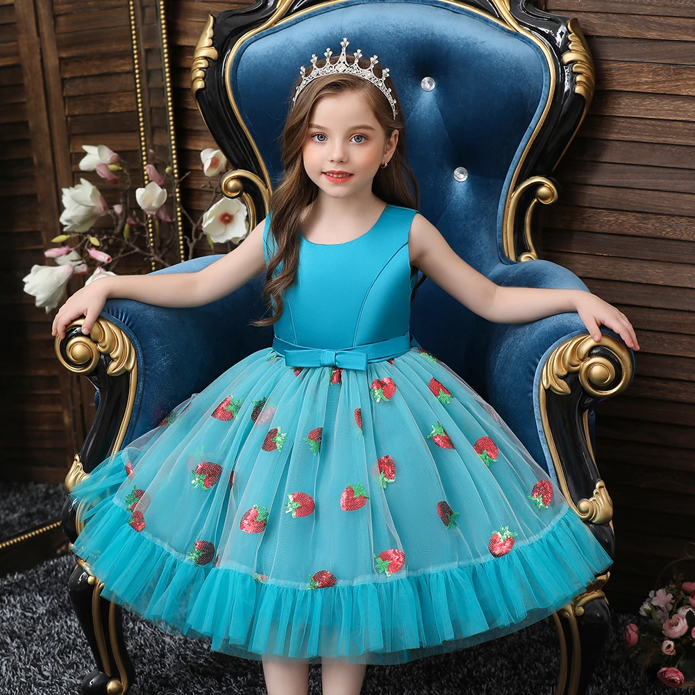 European Sequin Princess Dress for wedding Fashion kid red Prom Evening Dress Lovely 2-year-old baby girl dress
European Sequin Princess Dress for wedding Fashion kid red Prom Evening Dress Lovely 2-year-old baby girl dress