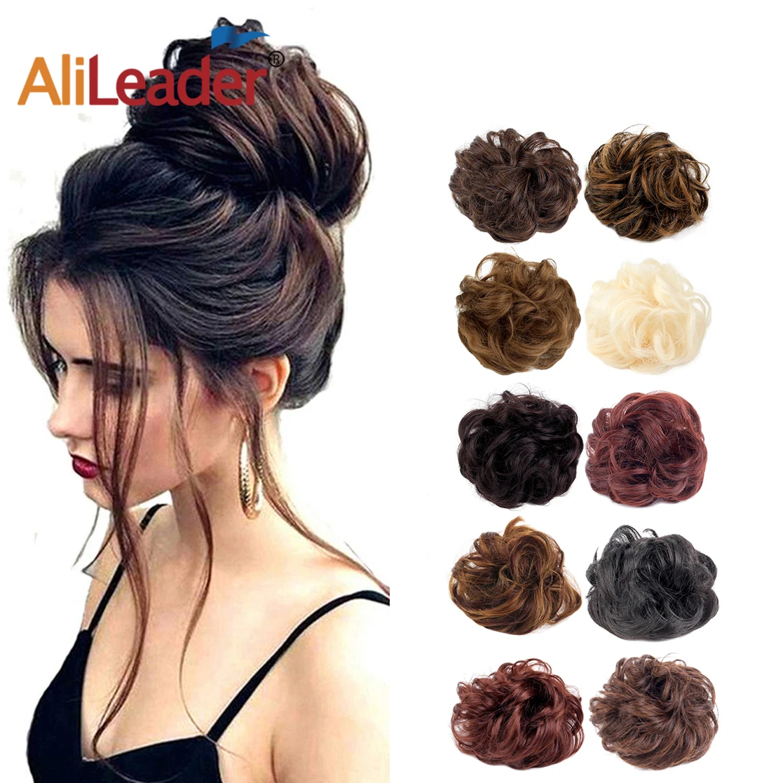 AliLeader Best Quality Synthetic Hair Chignon 10 Colors Hair Accessories For Women Bun
AliLeader Best Quality Synthetic Hair Chignon 10 Colors Hair Accessories For Women Bun
