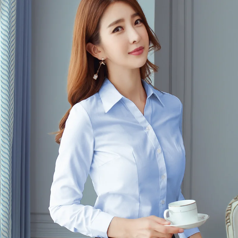 Women Tops And Blouses Office Lady Blouse Slim Shirts Women Blouses Plus Size Tops Casual Shirt Female Blusas
Women Tops And Blouses Office Lady Blouse Slim Shirts Women Blouses Plus Size Tops Casual Shirt Female Blusas