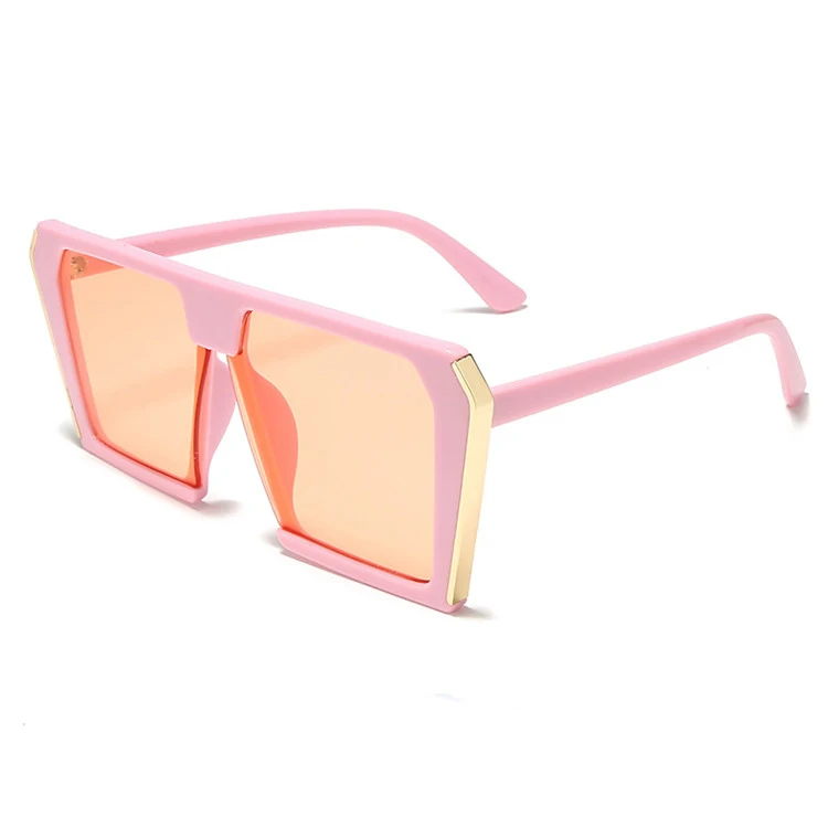Cross-border new ladies colorful transparent frame flat top sunglasses with metal rim fashion square sunglasses, Picture shows
Cross-border new ladies colorful transparent frame flat top sunglasses with metal rim fashion square sunglasses, Picture shows