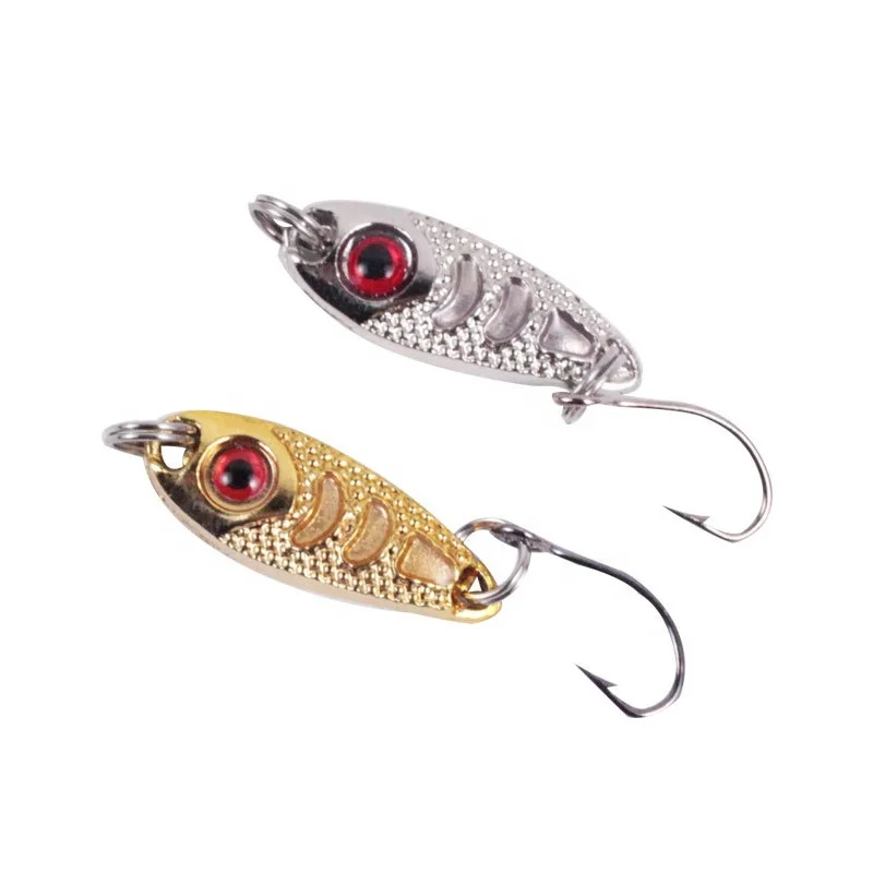 OEM and On Stocks Metal Luminous Sequin Fishing Baits Sequins Single Hook Hard Lure Small Spoon Fishing Lure, Gold/silver
OEM and On Stocks Metal Luminous Sequin Fishing Baits Sequins Single Hook Hard Lure Small Spoon Fishing Lure, Gold/silver