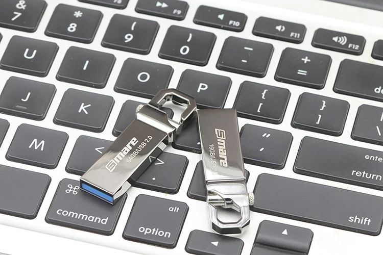 Smare C8 USB 2.0 Flash Drives 64GB Metal Memorias Pendrive 16GB 32GB Memory Sticks Pen Drive 128GB Custom Logo USB Stick