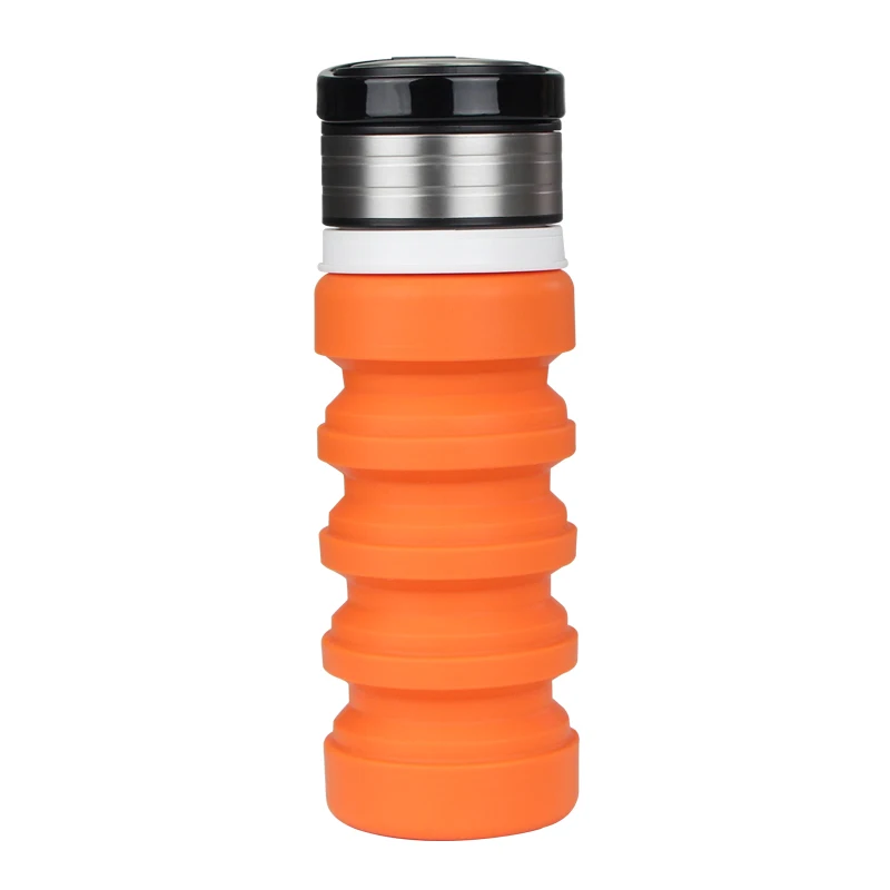 heat resistant Customized Logo BPA Free Meatal Silicone Foldable Sports Durable safe nontoxic Water Bottle fall resistant, Blue gray orange
heat resistant Customized Logo BPA Free Meatal Silicone Foldable Sports Durable safe nontoxic Water Bottle fall resistant, Blue gray orange