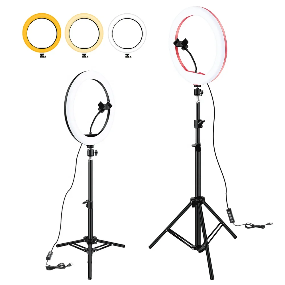 33cm 13 inch Selfie Ring Light with Phone Holder 1.6m Adjustable Metal Stand Lamp for Live Streaming Vlog Short Video Youtube
33cm 13 inch Selfie Ring Light with Phone Holder 1.6m Adjustable Metal Stand Lamp for Live Streaming Vlog Short Video Youtube