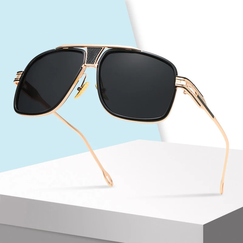 Fashion Retro Metal Sunglasses for men Large Frame Sunglasses shades sunglasses 2021, Gold
Fashion Retro Metal Sunglasses for men Large Frame Sunglasses shades sunglasses 2021, Gold