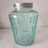wholesale custom cheap mason jar cocktail shaker cast iron lid recycle green shaker