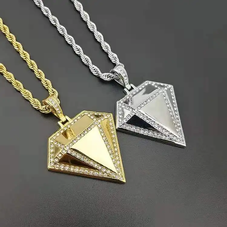 Jialin Jewelry Hip hop gem diamond style color 316 stainless steel pendant for men'S DJ trend necklace
Jialin Jewelry Hip hop gem diamond style color 316 stainless steel pendant for men'S DJ trend necklace