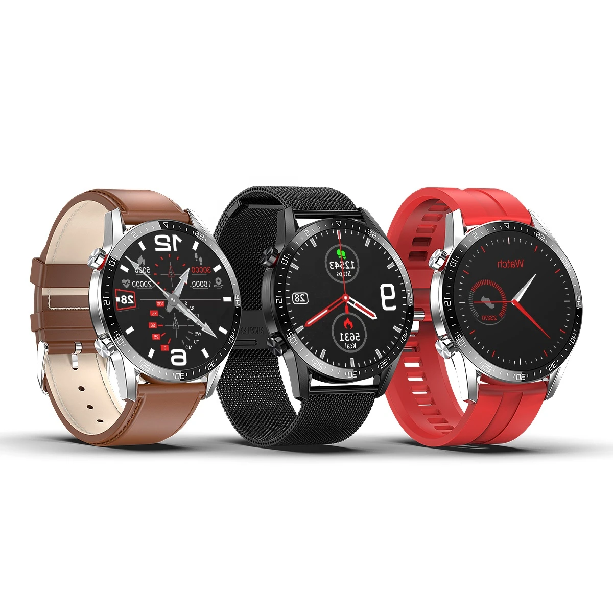 Latest Smart Wear Waterproof Smartwatch Bracelet Heart Rate Blood Pressure L13 Smart Watch, Red,black and brown
Latest Smart Wear Waterproof Smartwatch Bracelet Heart Rate Blood Pressure L13 Smart Watch, Red,black and brown