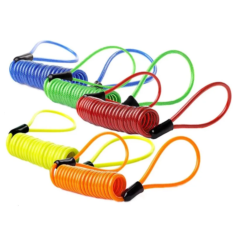 Security Spring Disc Lock Reminder Cable Dual Loop Safety Cable for Scooter Motorcycle Bike Brake Disc Lock Reminder Cable, Black/yellow/green/blue/red/orange
Security Spring Disc Lock Reminder Cable Dual Loop Safety Cable for Scooter Motorcycle Bike Brake Disc Lock Reminder Cable, Black/yellow/green/blue/red/orange