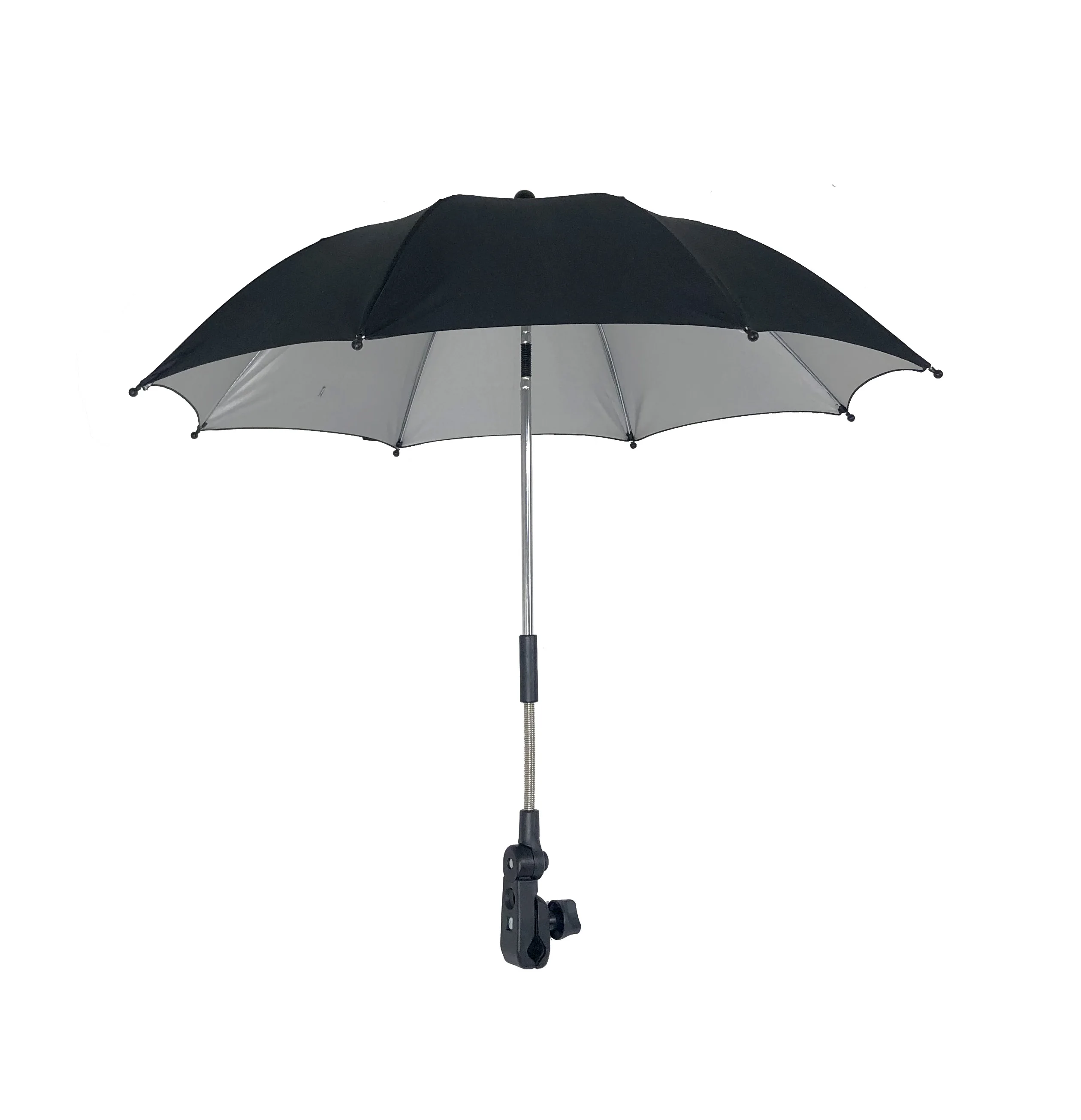 UV protection baby stroller umbrella adjustment clamp kid umbrella custom print, Black
UV protection baby stroller umbrella adjustment clamp kid umbrella custom print, Black