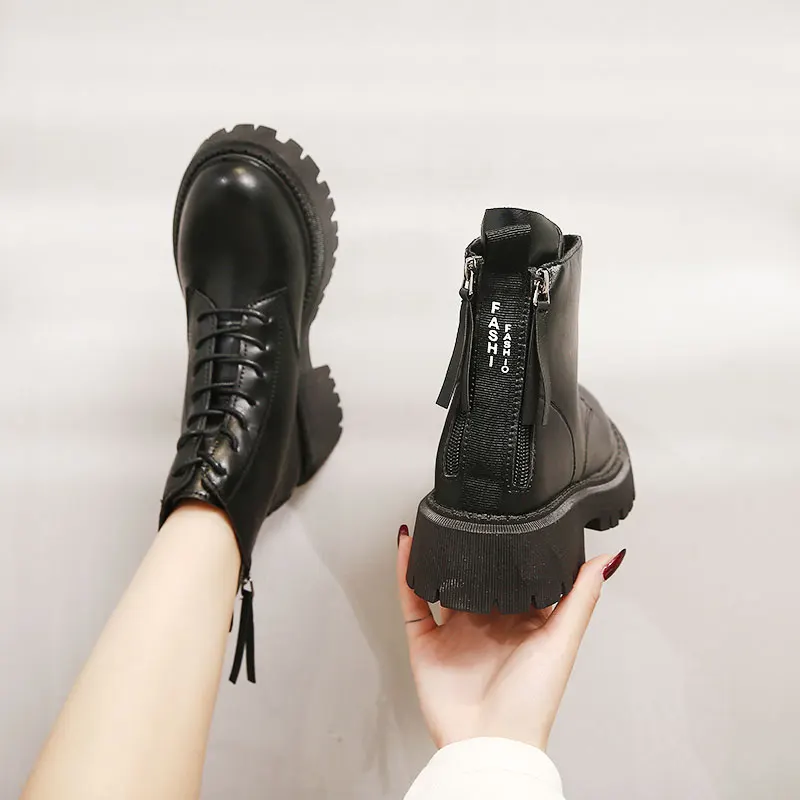 Hot Fashion Keep Warm Woman Ankle Boots New Autumn Early Winter Shoes Women Flat Boots, Black
Hot Fashion Keep Warm Woman Ankle Boots New Autumn Early Winter Shoes Women Flat Boots, Black