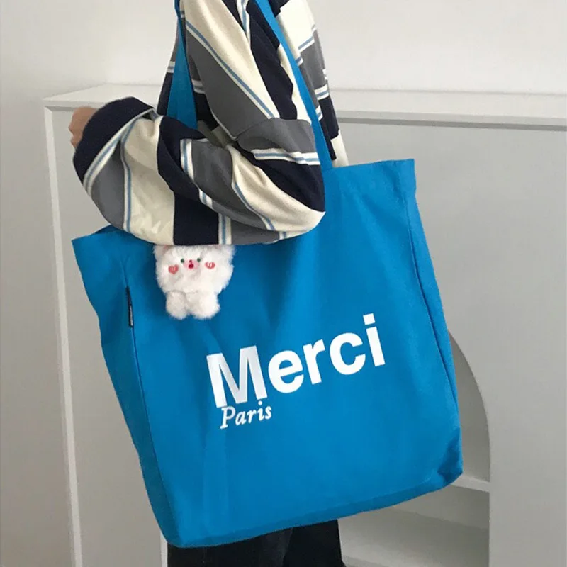 reusable shopping bag custom Classic alphabet canvas bag casual tote bag single shoulder large capacity simple
reusable shopping bag custom Classic alphabet canvas bag casual tote bag single shoulder large capacity simple