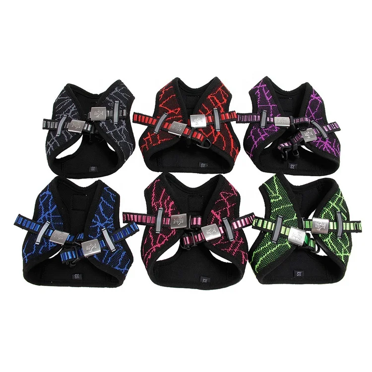 Hot Sale Portable Safe And Comfortable Small Dog Rreflective Chest Harness Traction Set, Red,blue,green,pink,purple,black
Hot Sale Portable Safe And Comfortable Small Dog Rreflective Chest Harness Traction Set, Red,blue,green,pink,purple,black