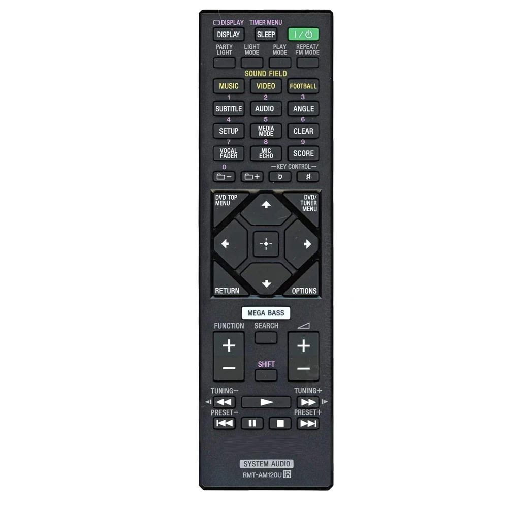 NEW Replacement RMT-AM120U Stereo Speaker Remote Control for SHAKE-X10, X10D, X30, X30D,Fernbedienung, Black
NEW Replacement RMT-AM120U Stereo Speaker Remote Control for SHAKE-X10, X10D, X30, X30D,Fernbedienung, Black