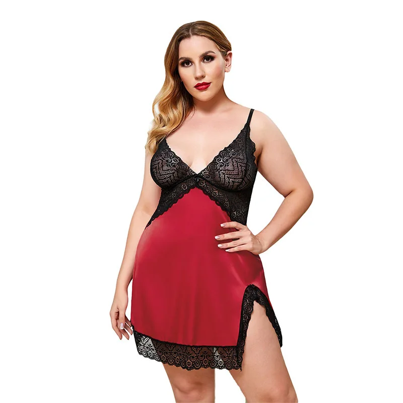 Women Lace V Neck Babydoll Strap Chemise Sleepwear Nightie Babydoll Plus Size, Customized color
Women Lace V Neck Babydoll Strap Chemise Sleepwear Nightie Babydoll Plus Size, Customized color