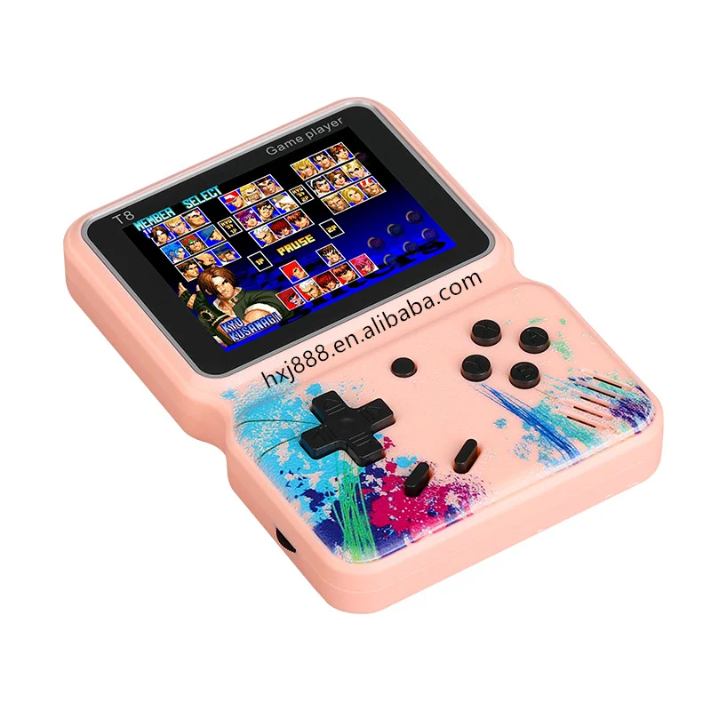1player T8 Wholesale retro classic game 3.5 inch colorful screen with 500 games in 1 video game consoles for kids gift, Blue,yellow,
1player T8 Wholesale retro classic game 3.5 inch colorful screen with 500 games in 1 video game consoles for kids gift, Blue,yellow,