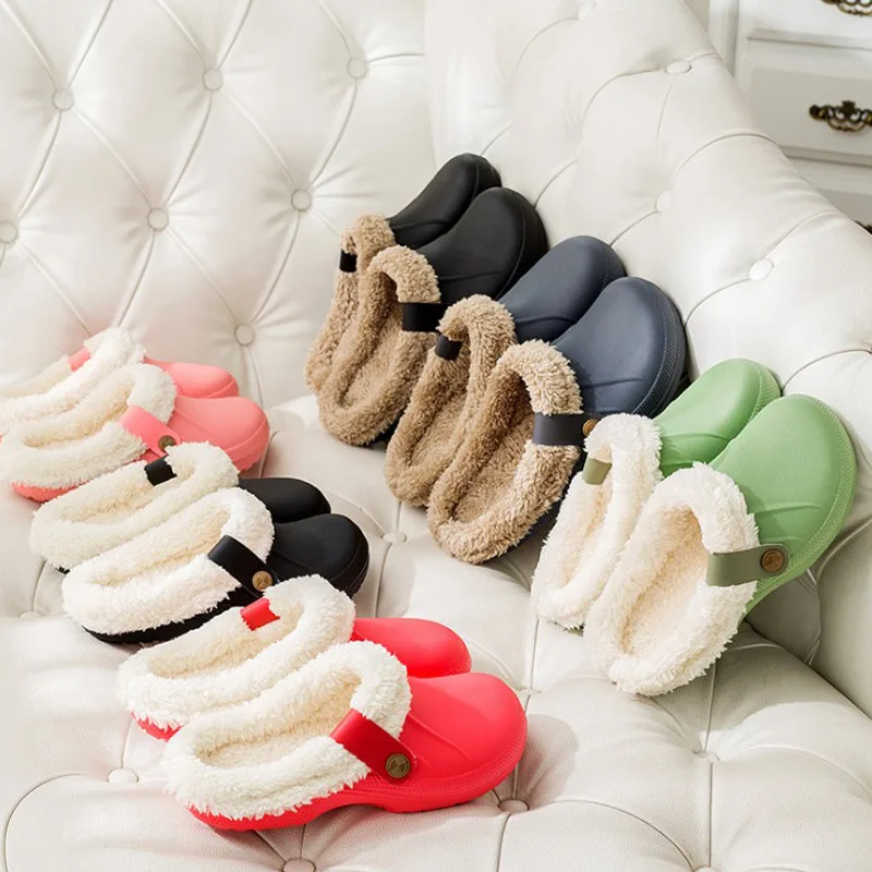 Waterproof Cotton Shoes Parent-Child Couple Half-Pack With Home Men And Women Warm, Non-Slip And Velvet Children's Slippers, Black, pink
Waterproof Cotton Shoes Parent-Child Couple Half-Pack With Home Men And Women Warm, Non-Slip And Velvet Children's Slippers, Black, pink