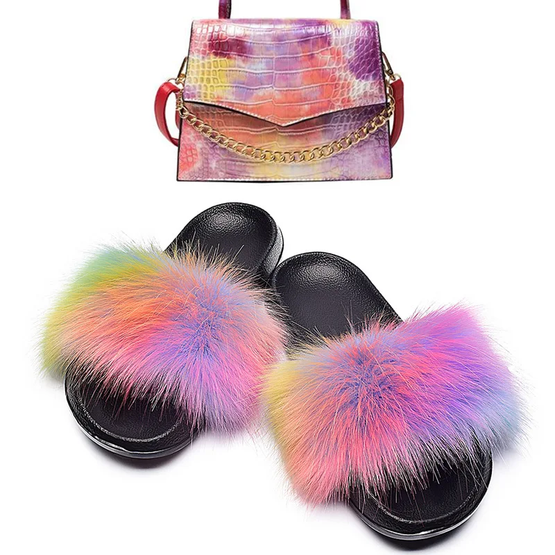 Real Fox Fur Slippers faux fur slide sandals Custom Women Fashion Fur Slides, Picture
Real Fox Fur Slippers faux fur slide sandals Custom Women Fashion Fur Slides, Picture