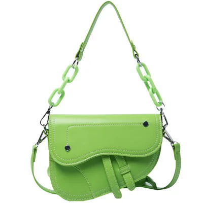 2021 Fashion PU Leather Saddle Bag Crossbody Acrylic Chain Shoulder Purses and Handbags for Women, Picture
2021 Fashion PU Leather Saddle Bag Crossbody Acrylic Chain Shoulder Purses and Handbags for Women, Picture