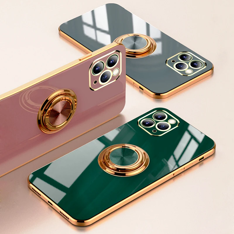 2021 Laudtec TPU Plating Ring Holder Magnetic Car Mount Shockproof Case For iPhone 12
2021 Laudtec TPU Plating Ring Holder Magnetic Car Mount Shockproof Case For iPhone 12
