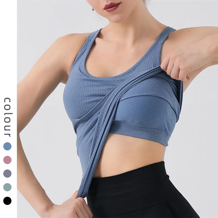 Quick-drying Sport Vest Tank Top For Women's Fitness Training Running Yoga Shoulder U Collar Vest Breathable Tank Tops Crop Top, Customized color
Quick-drying Sport Vest Tank Top For Women's Fitness Training Running Yoga Shoulder U Collar Vest Breathable Tank Tops Crop Top, Customized color
