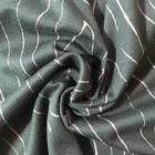 Curved Knitted double jacquard cotton wool blended fabric for tshirt