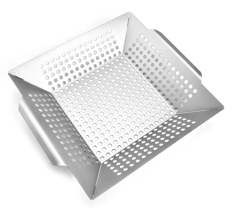 easy to operate and strong Stainless Steel Vegetable Grill Basket with handles can be used for long not to be deformed
easy to operate and strong Stainless Steel Vegetable Grill Basket with handles can be used for long not to be deformed