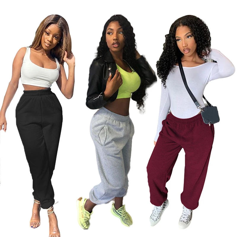 2021 Fall Fashion Most Popular Solid Loose Ladies Trousers Female Bottoms Women Track Sports Pants
2021 Fall Fashion Most Popular Solid Loose Ladies Trousers Female Bottoms Women Track Sports Pants
