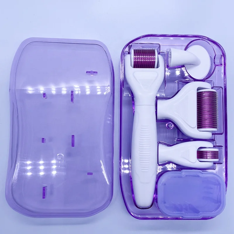 6 in 1 Derma Roller System Kit Amazon Titanium Microneedle Derma Roller for Face and Body Skin Care Set, Multiple colors/customized
6 in 1 Derma Roller System Kit Amazon Titanium Microneedle Derma Roller for Face and Body Skin Care Set, Multiple colors/customized