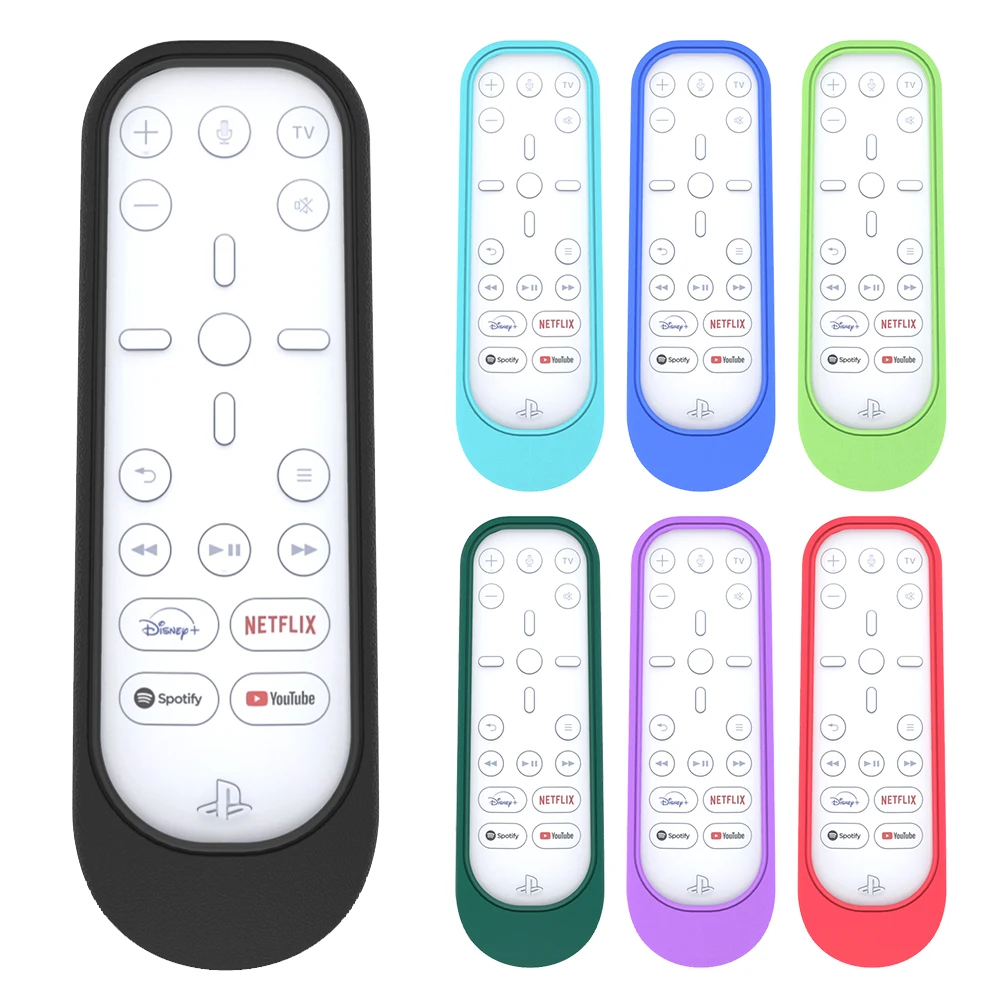 SIKAI Silicone Protective Case Cover for Sony PS5 Media Remote, Shockproof Skin for Sony Playstation 5 Media Remote, Black,red,blue,fluorescent blue,fluorescent green,see as the pics
SIKAI Silicone Protective Case Cover for Sony PS5 Media Remote, Shockproof Skin for Sony Playstation 5 Media Remote, Black,red,blue,fluorescent blue,fluorescent green,see as the pics