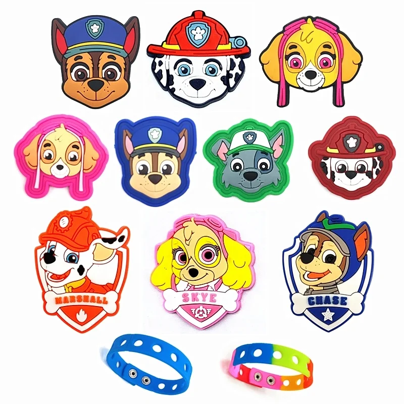 2022 New Cute anime Cartoon Dog character shoe charms for shoe decoration Patrol charm clog charm, Picture
2022 New Cute anime Cartoon Dog character shoe charms for shoe decoration Patrol charm clog charm, Picture