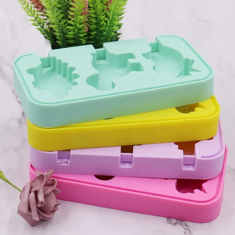 Diy Silicone Ice Cream Tools Food Grade Ice Cream Mold Dinosaur Ice Cube Tray For Kids molde de helado de silicona
Diy Silicone Ice Cream Tools Food Grade Ice Cream Mold Dinosaur Ice Cube Tray For Kids molde de helado de silicona