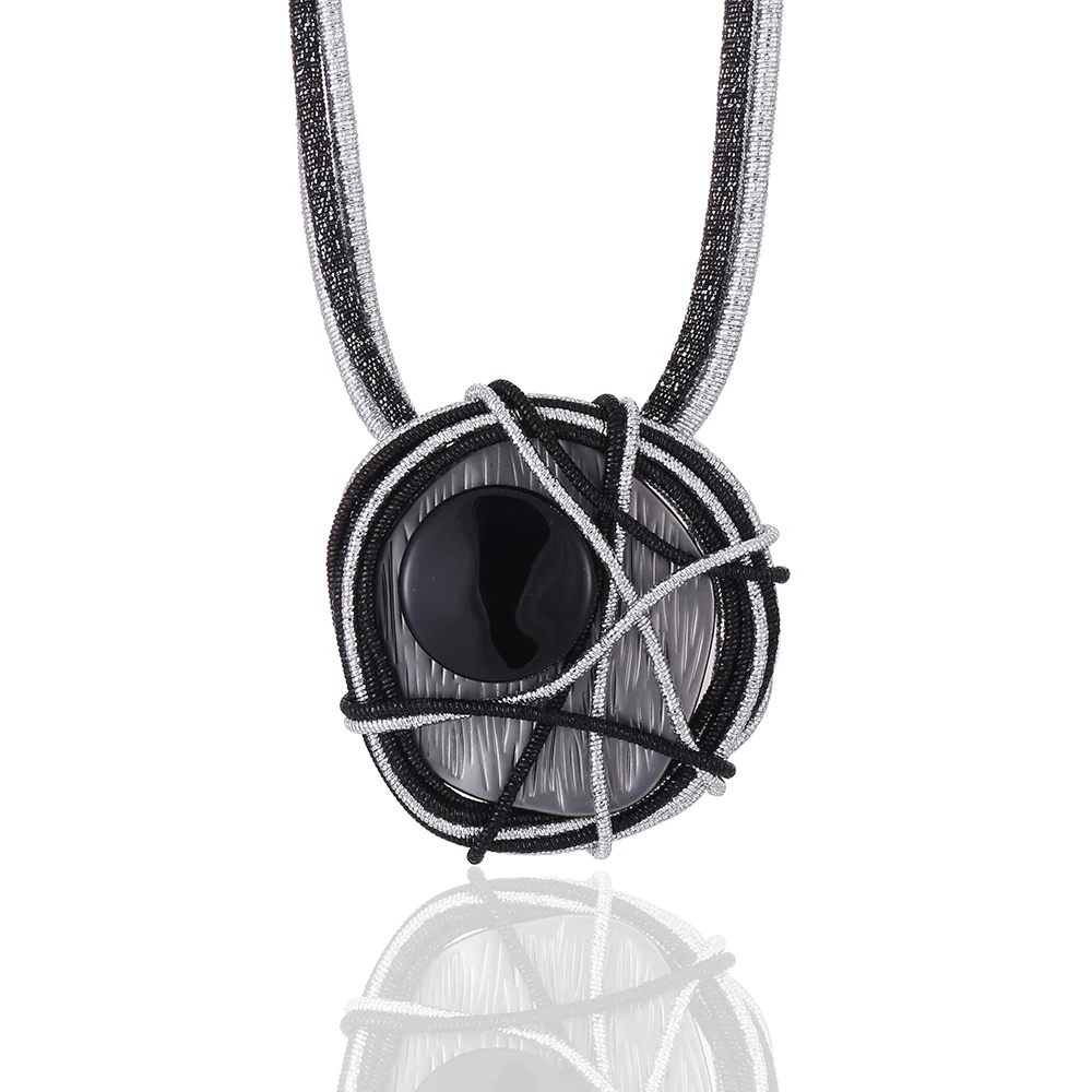 2021 Fashion Versatile lady hand-woven rope Agate clavicle necklace two-color jewelry necklace
2021 Fashion Versatile lady hand-woven rope Agate clavicle necklace two-color jewelry necklace