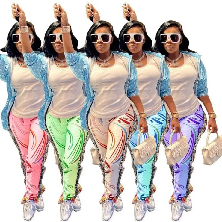 High Quality 2021 Fashion Clothing Women Pants Stylish Colorful Tassel Trouser For Women
High Quality 2021 Fashion Clothing Women Pants Stylish Colorful Tassel Trouser For Women