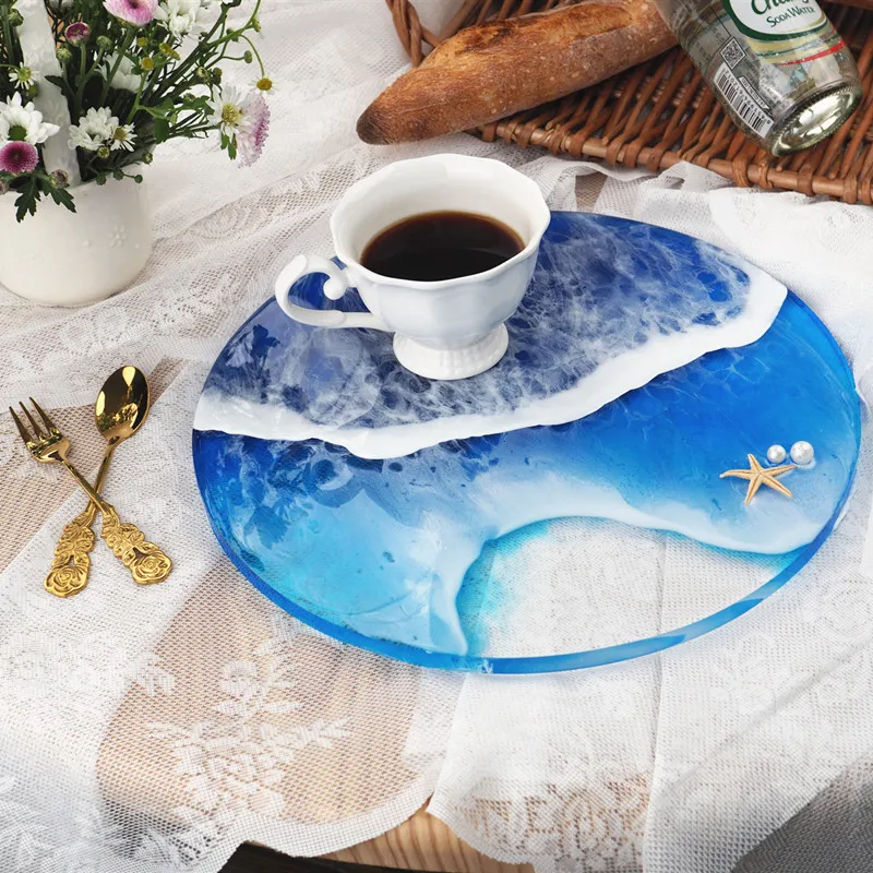 S1077 large 11.8inch round food plate cutting board tray resin silicone mold, Random
S1077 large 11.8inch round food plate cutting board tray resin silicone mold, Random