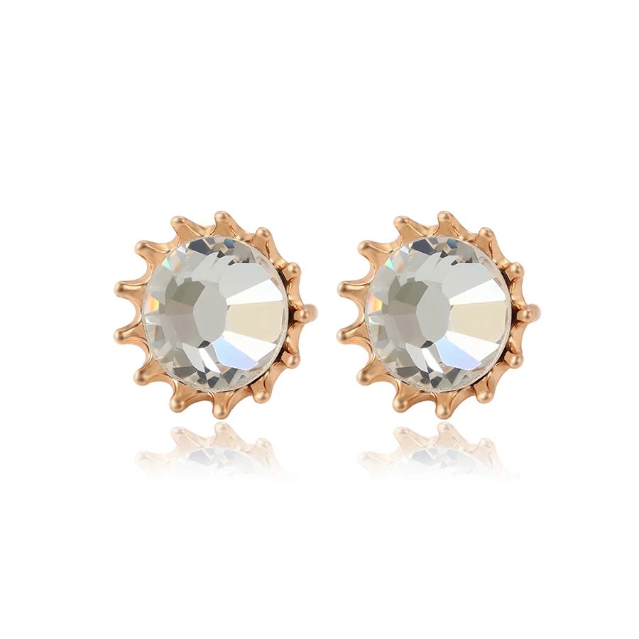 99493 xuping fashion design sun gold plated color stud earrings for girl's gifts crystals
99493 xuping fashion design sun gold plated color stud earrings for girl's gifts crystals