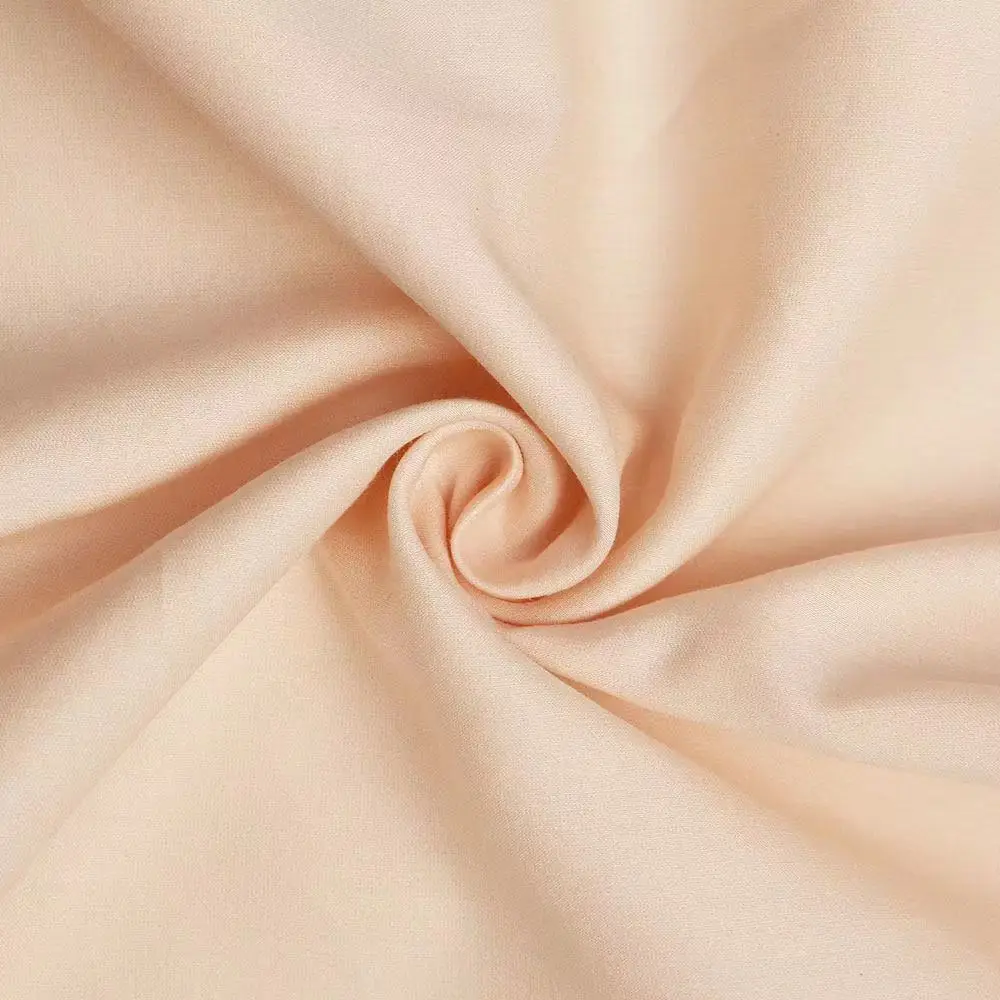 Y28 Silk Cotton Satin 50% Mulberry silk 50% cotton fabric for t Wedding Dress, Skirt, Sleepwear